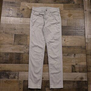 American Eagle Flex Slim Jeans Men’s 30x34 Light Beige Stretch Denim